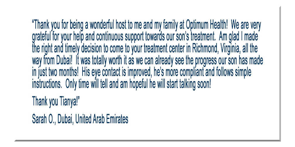 Optimum Health Telehealth: Client Testimonial