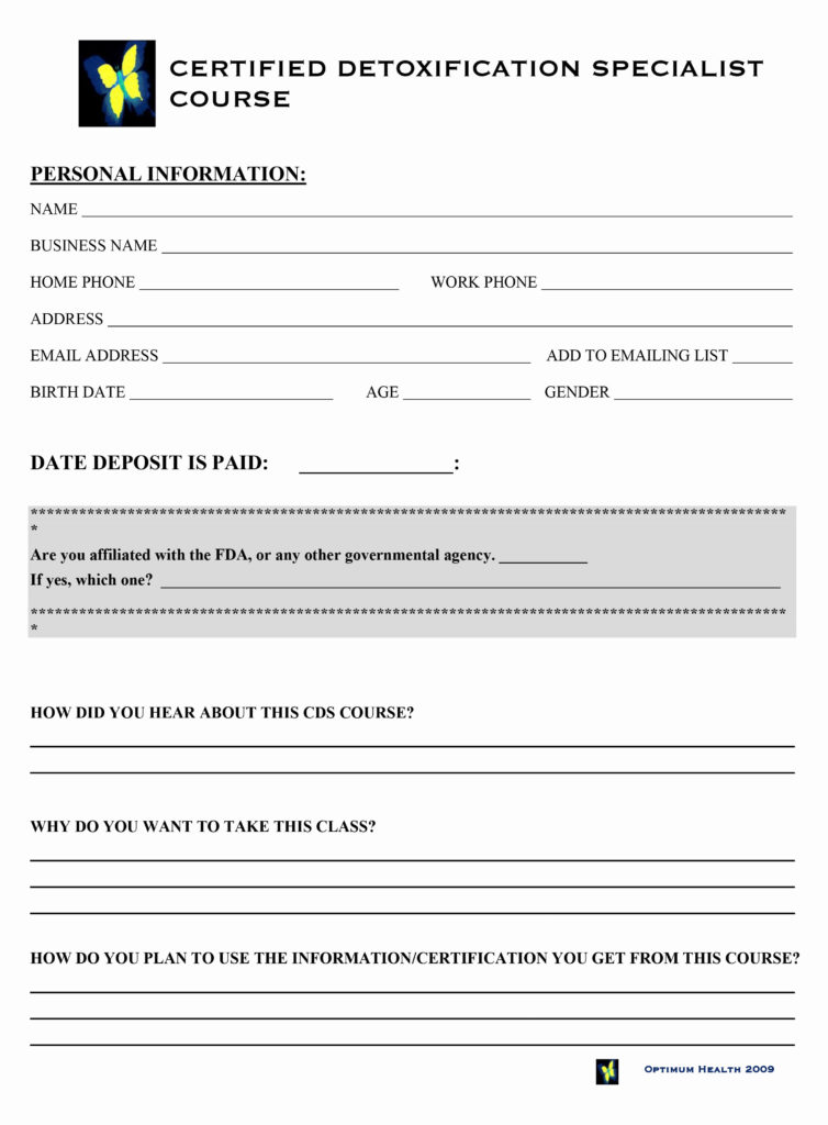 CDS REGISTRATION FORM