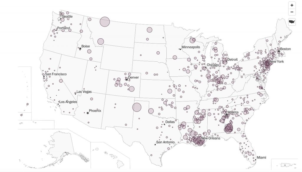 Coronavirus, US Map
