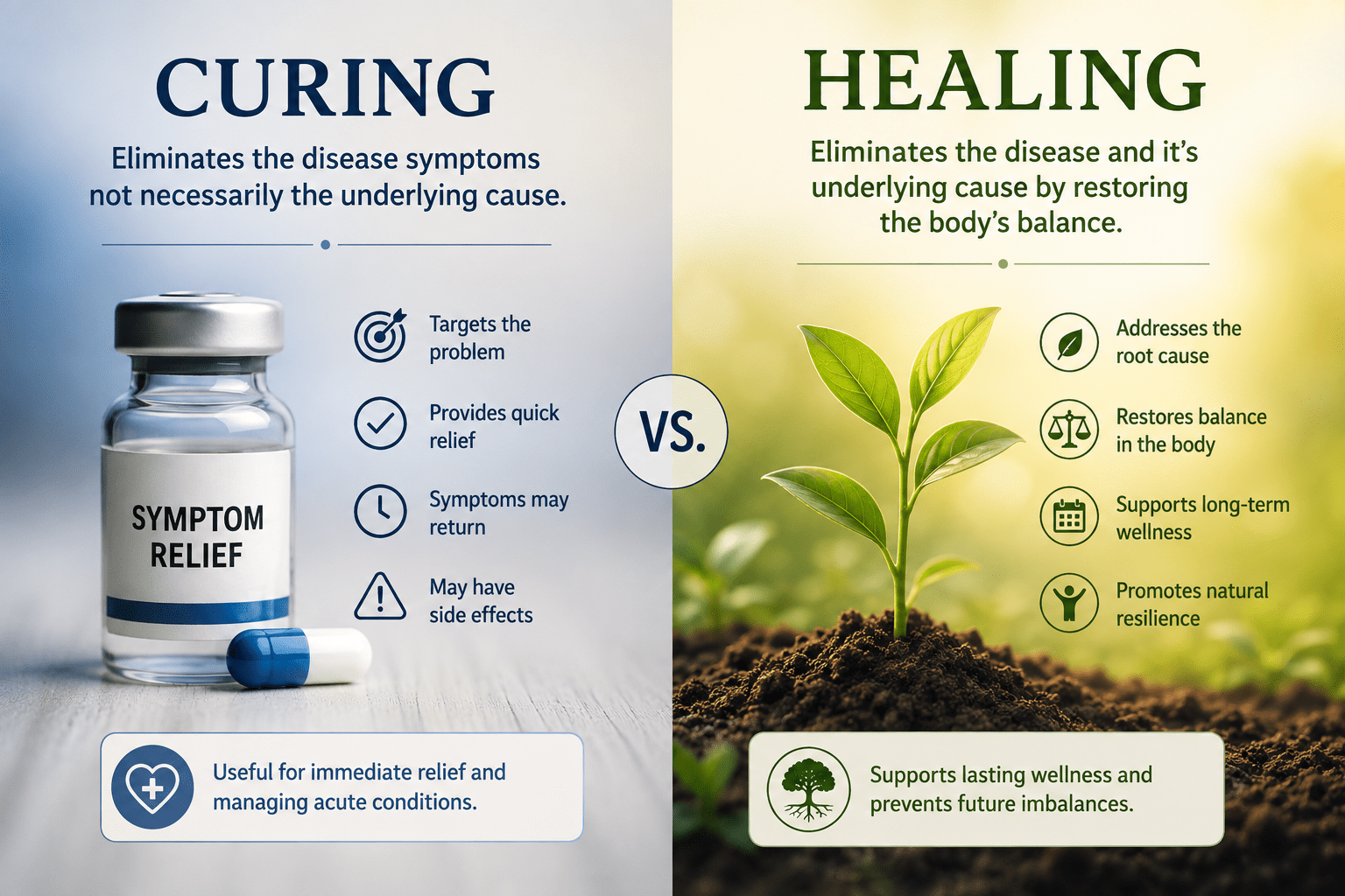 Intriguing Dilemma: To Cure or Heal?
