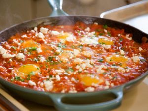 SHAKSHUKA WITH FETA