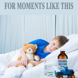FOR MOMENTS OF SICKNESS: OPTIMUM YOU COLLOIDAL SILVER TO THE RESCUE!