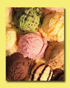 Ice cream, overcome your lactose intolerance and enjoy!