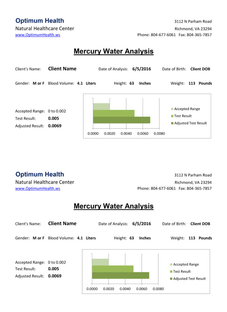 Mercury Analysis Report