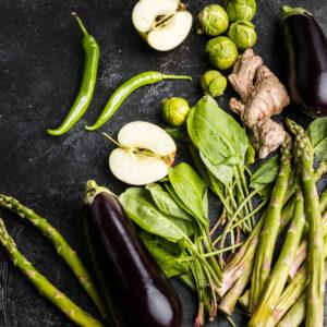 Eat healthy vegetables and fruits