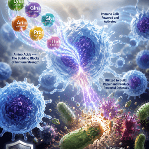 Amino acid arsenal for the immune system.