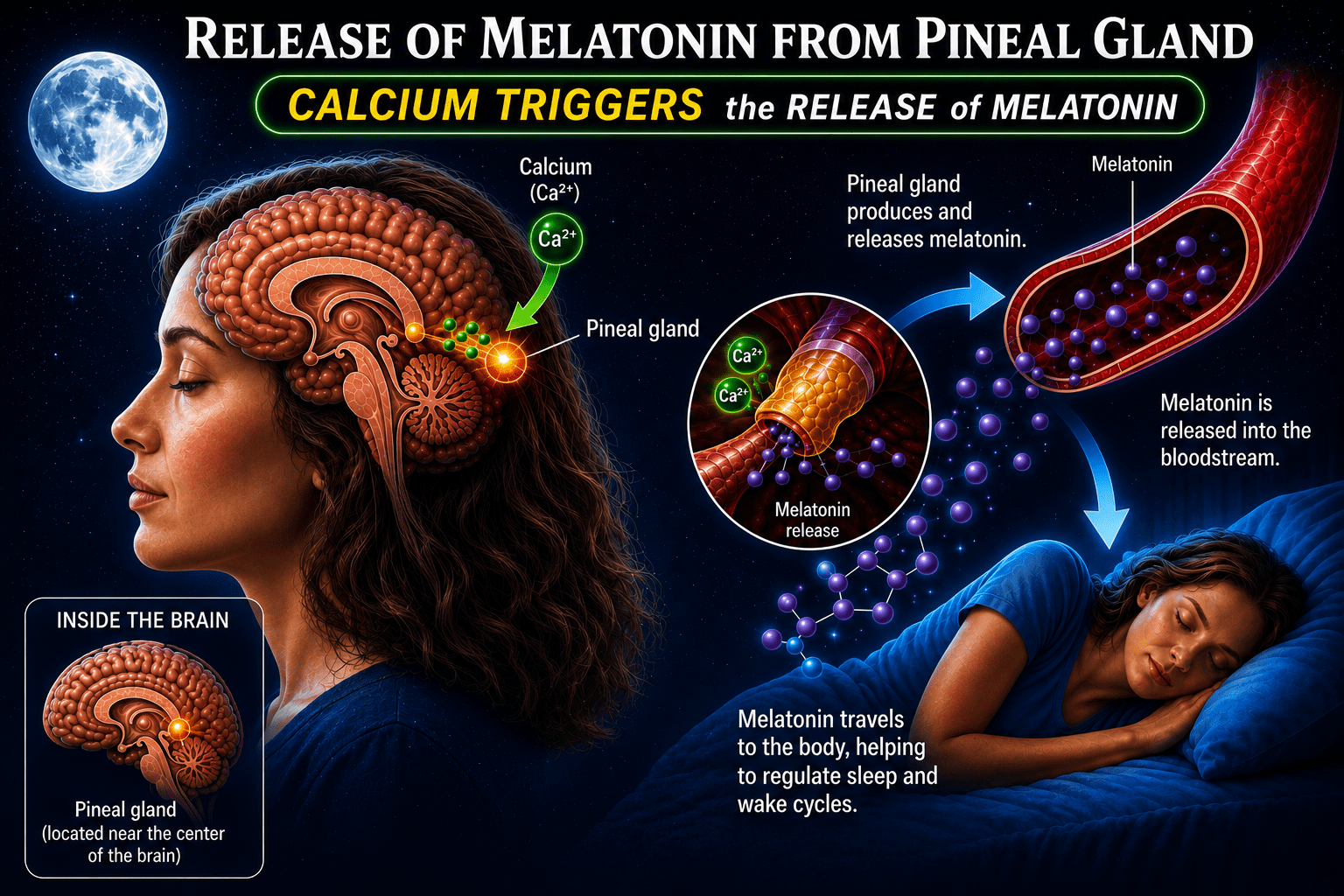 Optimum Health Telehealth: Calcium Triggers Release of Melatonin Eliminating Trouble Sleeping.