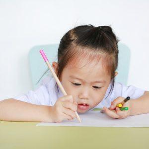 child writing - websiste