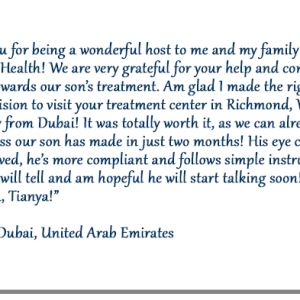 Optimum Health Telehealth: Client Testimonial
