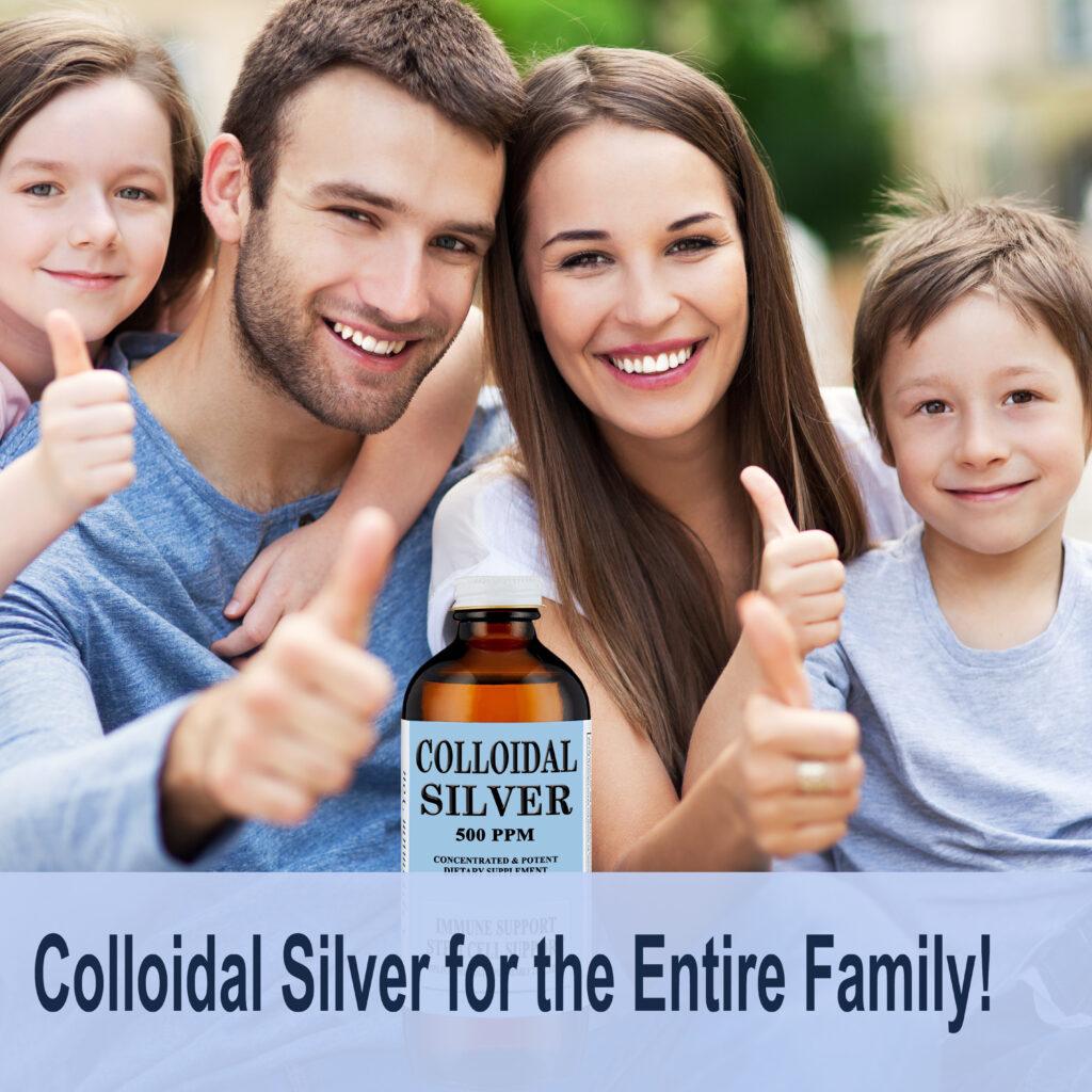 Colloidal Silver 500ppm for the Entire Family