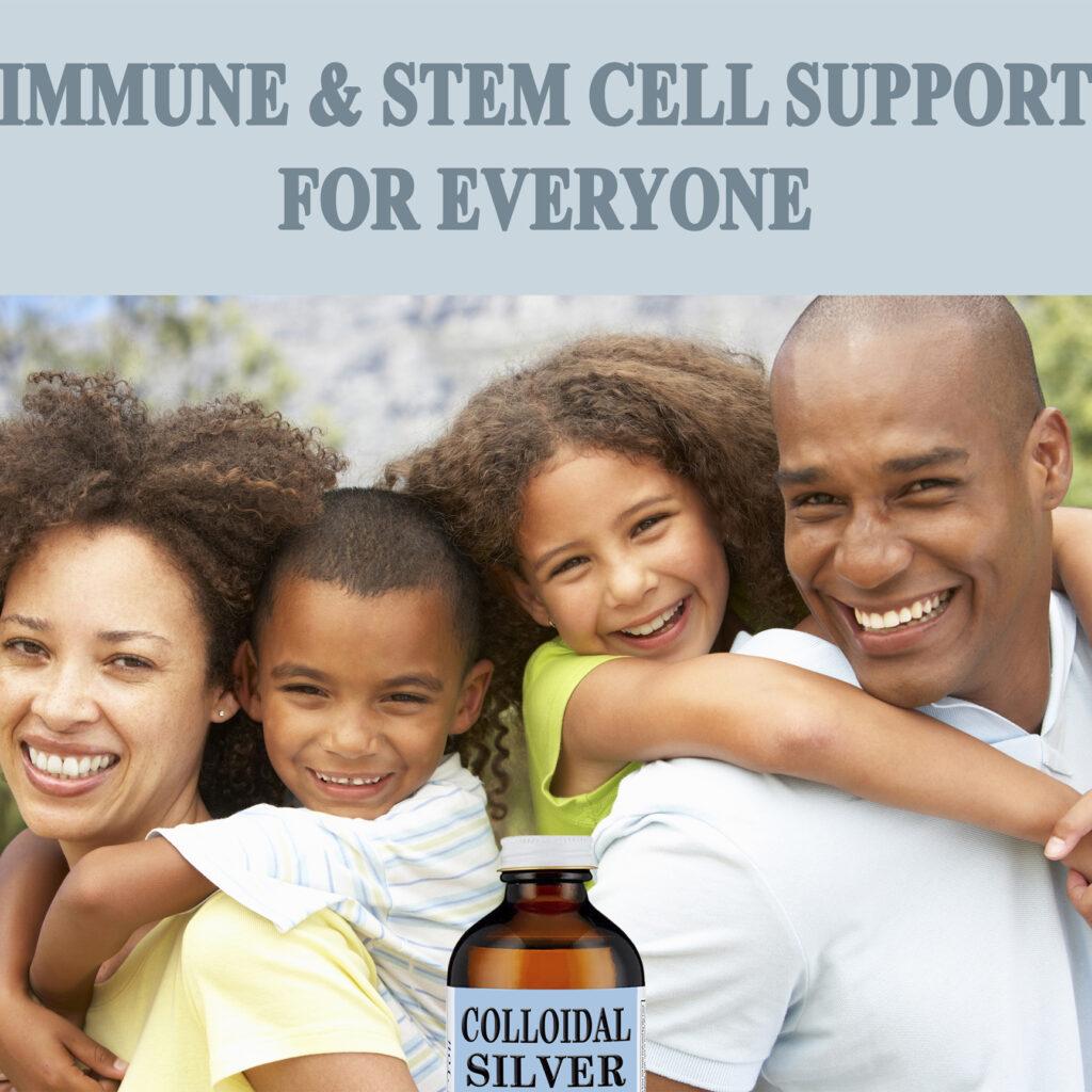 Optimum You Colloidal Silver can provide immune and stem cell support for the entire family.