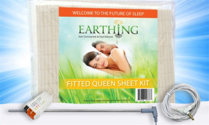 Earthing Fitted Sheet Kit, Queen