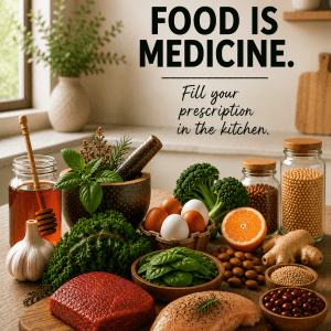 FOOD IS MEDICINE: Fill your prescription in the kitchen.