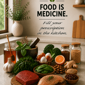FOOD IS MEDICINE: Fill your prescription in the kitchen.