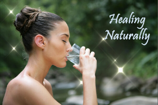 Healing naturally by drinking colloidal silver.