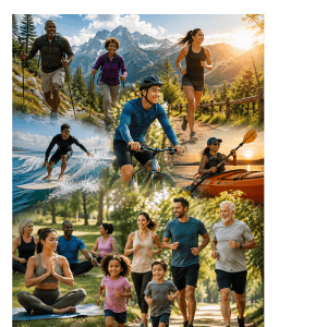 hero - healthy active people