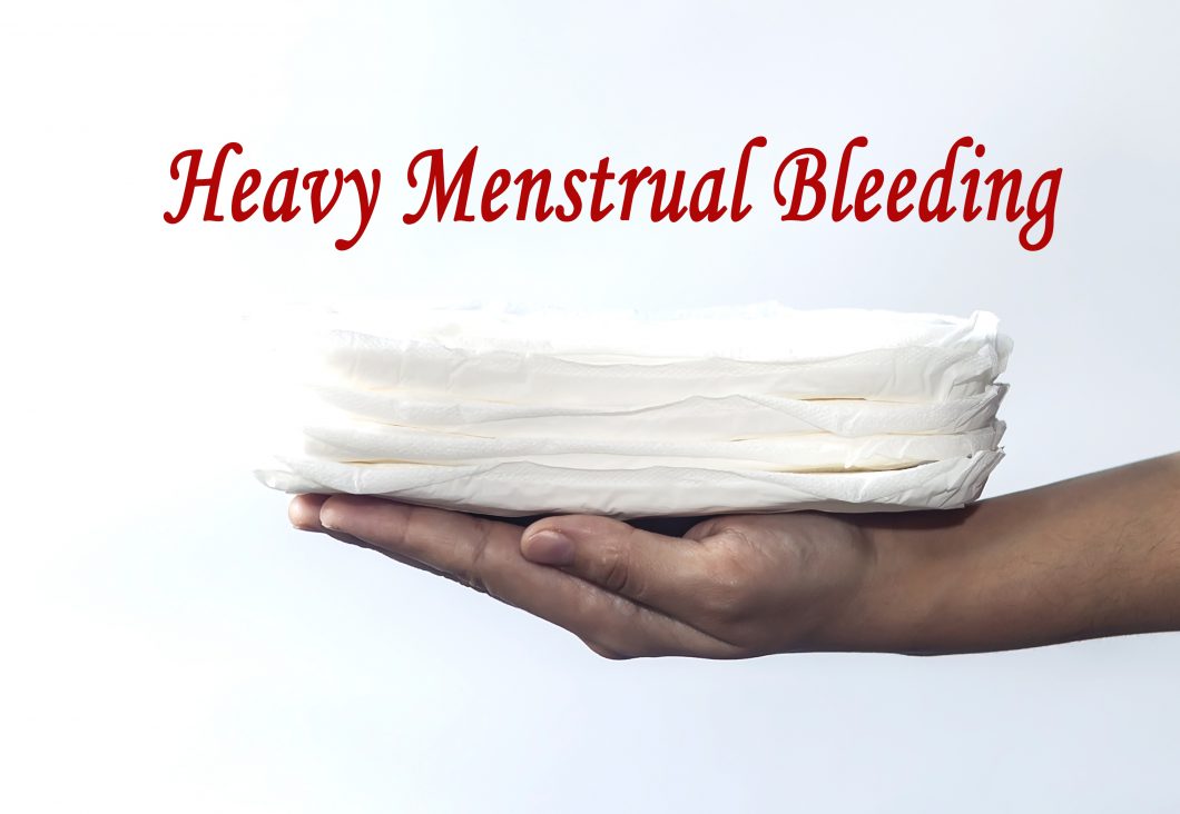 What makes heavy period bleeding worse?