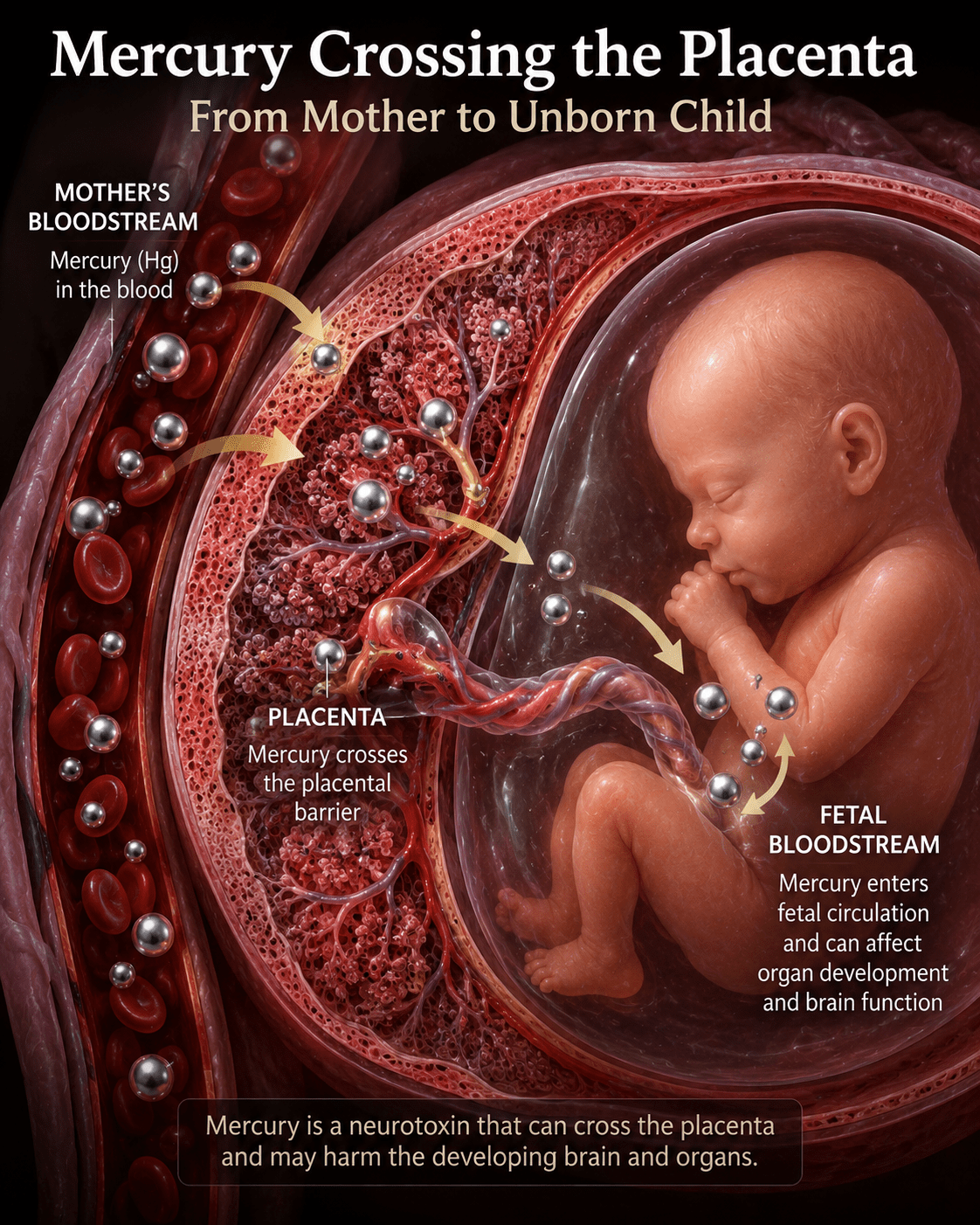 Mercury Poisoning: Crossing the Placenta