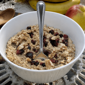 oatmeal - dry with spoon