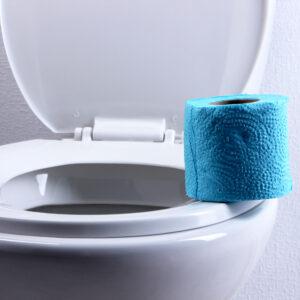 Toilet and Toilet paper